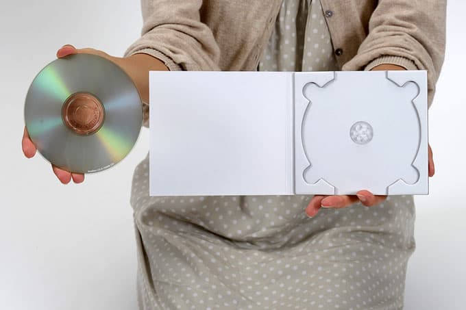 CD紙ケース 白＋OPP製外袋 50組セット