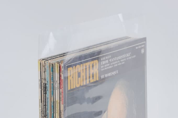 LPレコード外袋 PP製 透明 中（LP約10枚）500枚セット