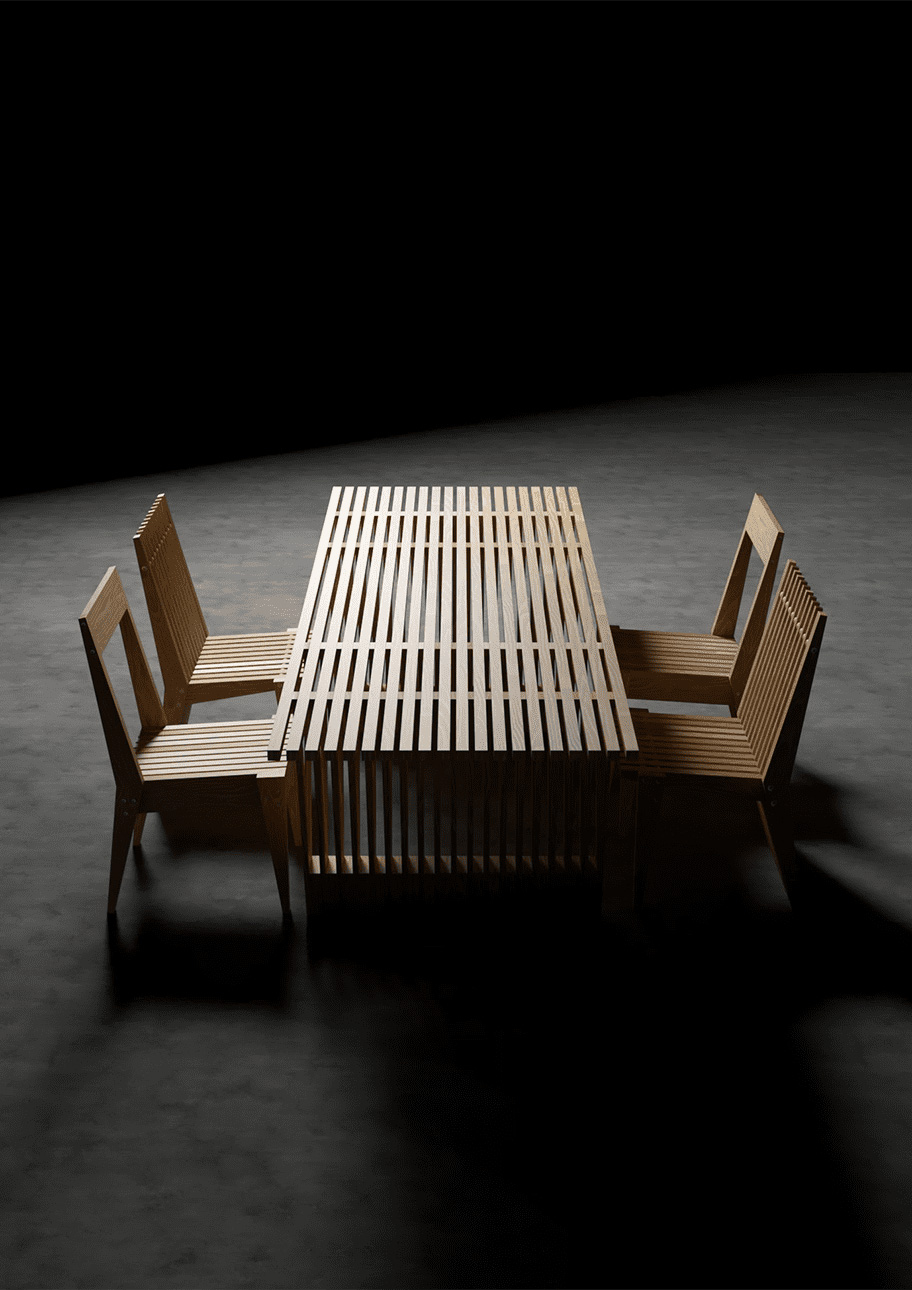 EXA デッキテーブル 幅2400×奥行910mm 木製 組み立て式 アウトドアテーブル 屋外テーブル ガーデンテーブル