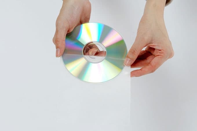 CD用 内袋 片面OPP＋片面不織布 200枚セット