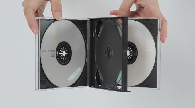 CDプラケース（ジュエルケース）3枚用 24mm厚 100枚セット|メディアパッケージ