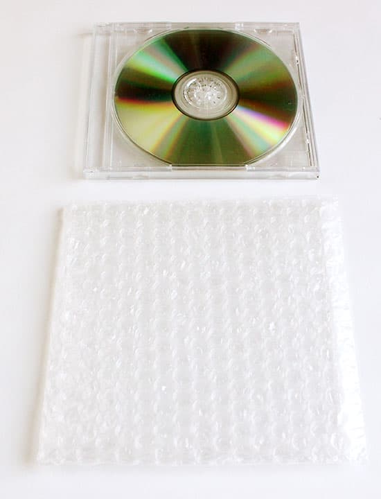 CD発送用 エアキャップ袋（プチプチ梱包材）CD1枚用 200枚セット|CD袋 保管用品の通販ならマルゲリータ