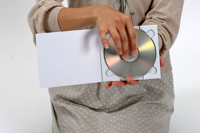 CD紙ケース 白＋OPP製外袋 50組セット