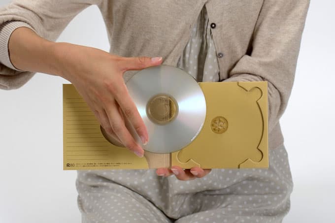 CD紙ケース 内側ポケット付き 定形郵便対応 クラフト茶（再生紙）＋専用封筒 50組セット