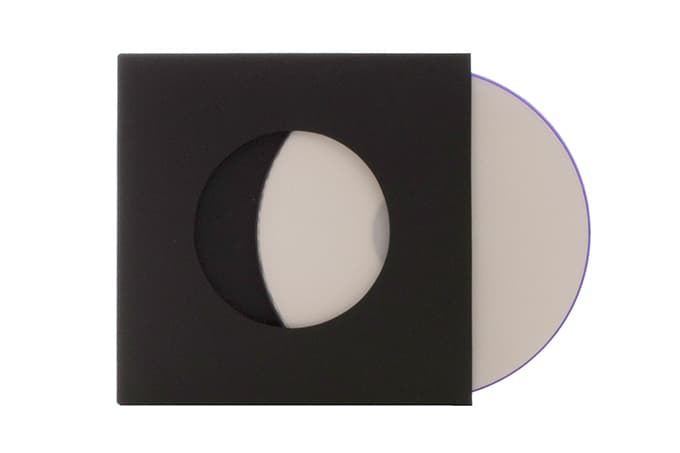 CD用 紙インナー 片穴 全黒 100枚セット