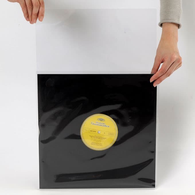LPレコード用保護プレート（裏板）プラスチック製 20枚セット|メディアパッケージ