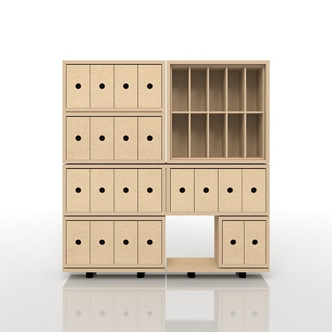 小物 文庫本の収納 組み合わせ家具 ボックス家具