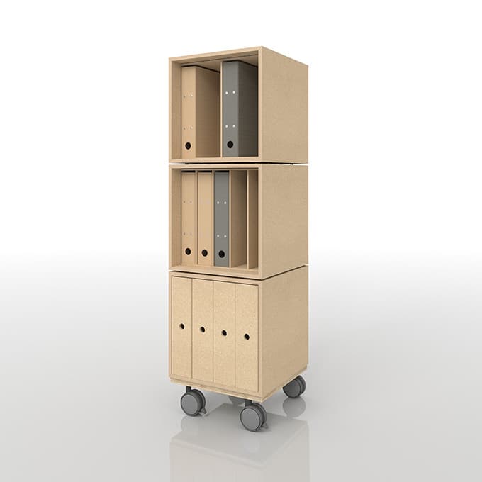 ファイルの収納 組み合わせ家具 ボックス家具
