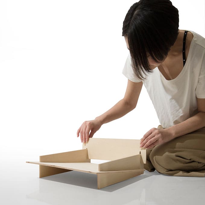 A4デスクトレー 組み立て式 旧仕様品 [アウトレット品]