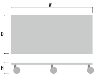 Carta2 A3×3平台車
