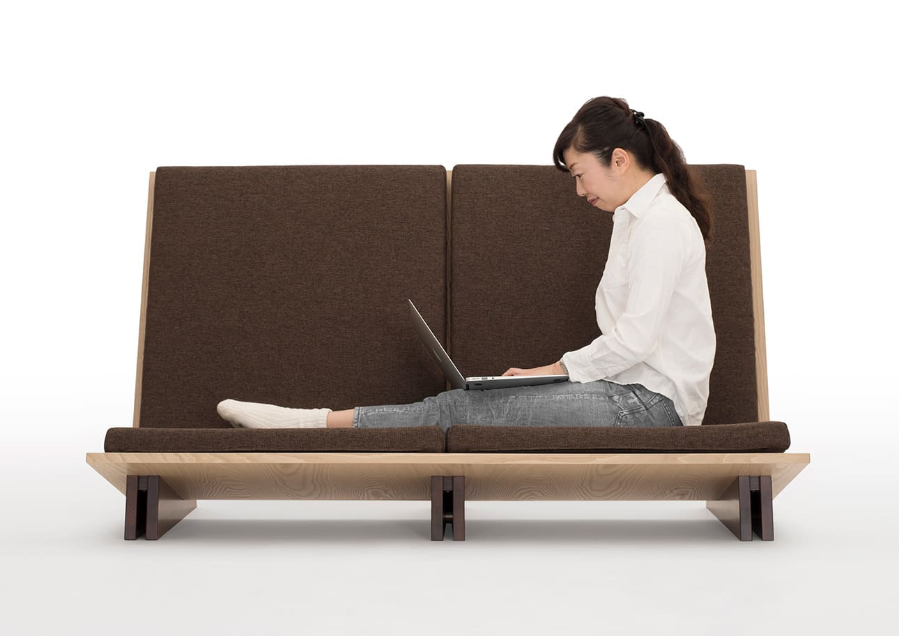 Carta2 L.Sofa（Lソファ）ローソファ 組み立て式 2人掛け 2人用 ツーシータ 組み立て式 座椅子 おしゃれ