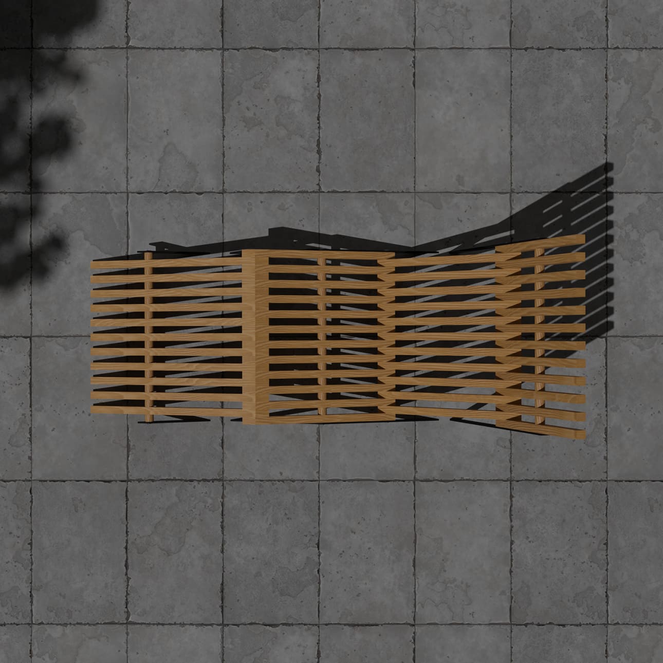 EXA シェーズロング 木製 椅子 アウトドアチェア 屋外チェア