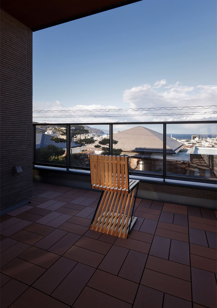 EXA ジグザグチェア 木製 椅子 アウトドアチェア 屋外チェア