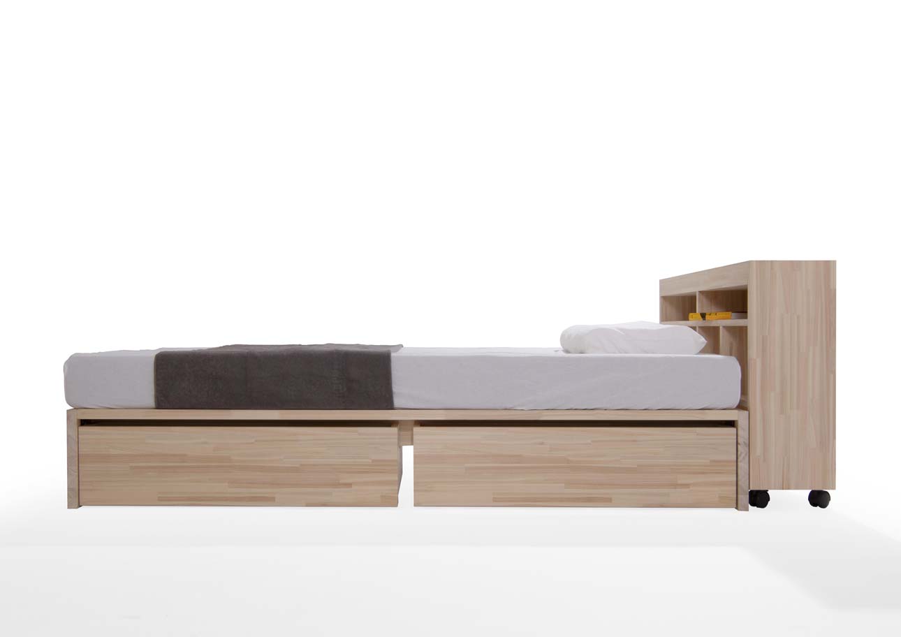 Letto LT-02-S ひのきすのこベッド C型 シングル