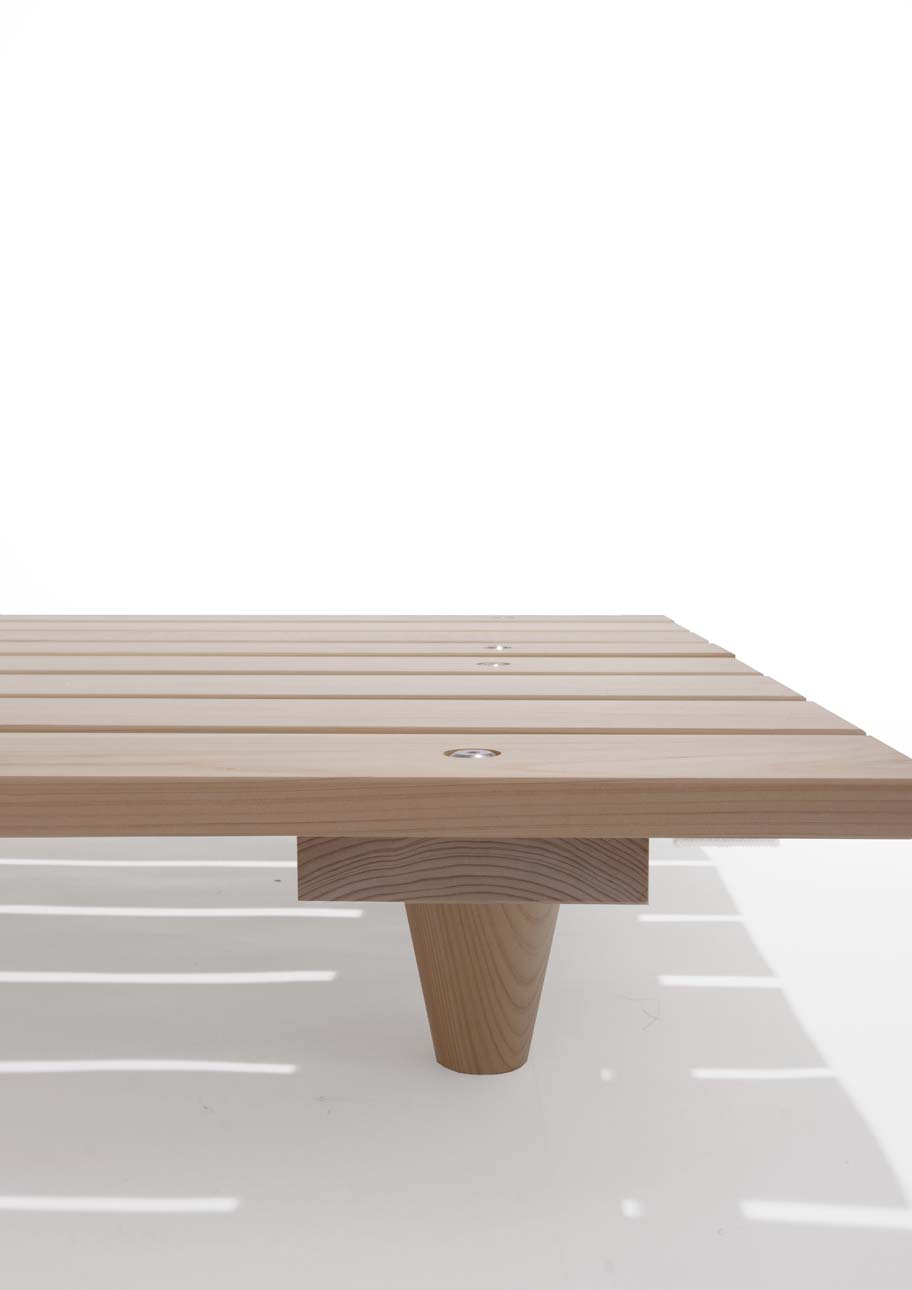 Letto LT-03-SD ひのきすのこベッド I型 シングルタイプ