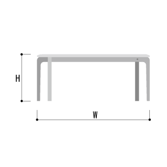 リッショ ベンチ LISCIO Bench 105 組立家具