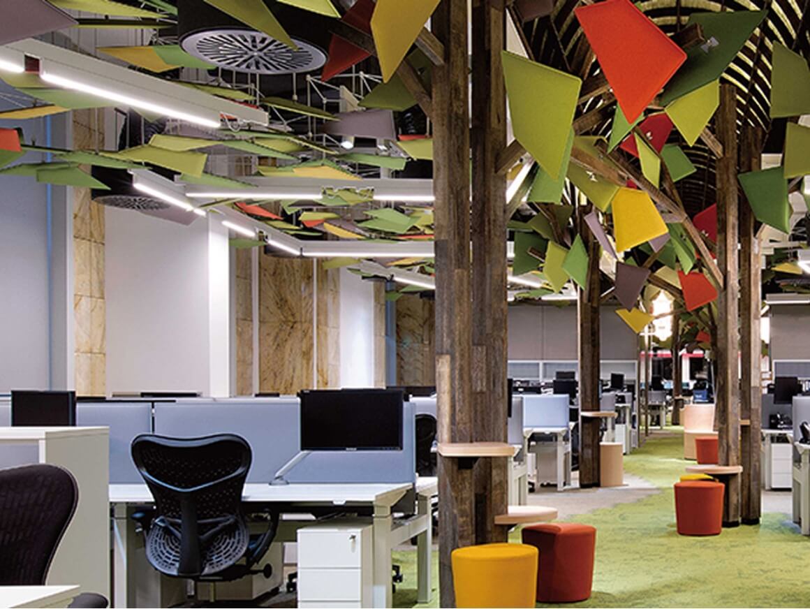 音響環境を最適化する吸音パネル