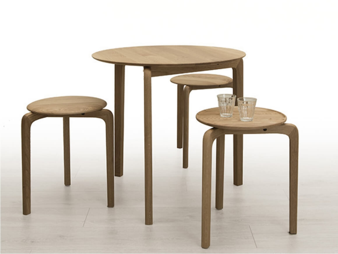 天然木無垢材を使用した国産組立家具