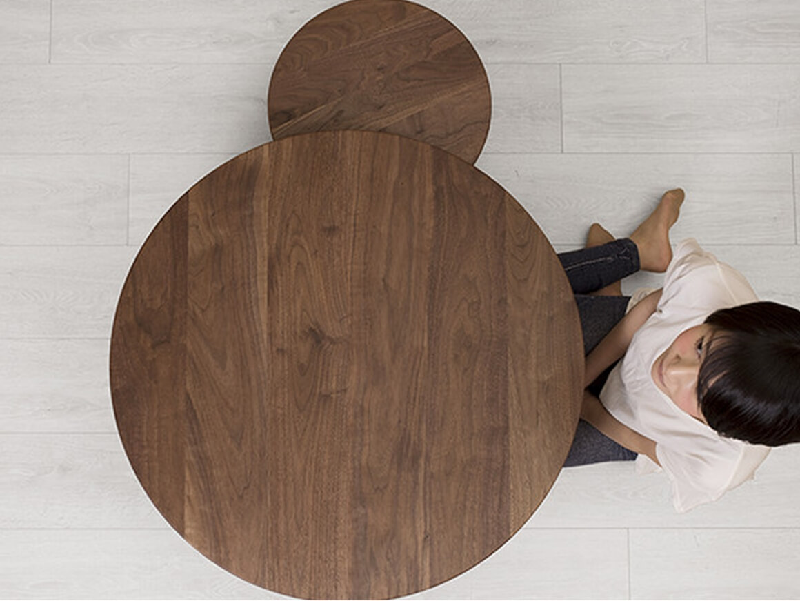 天然木無垢材を使用した国産組立家具