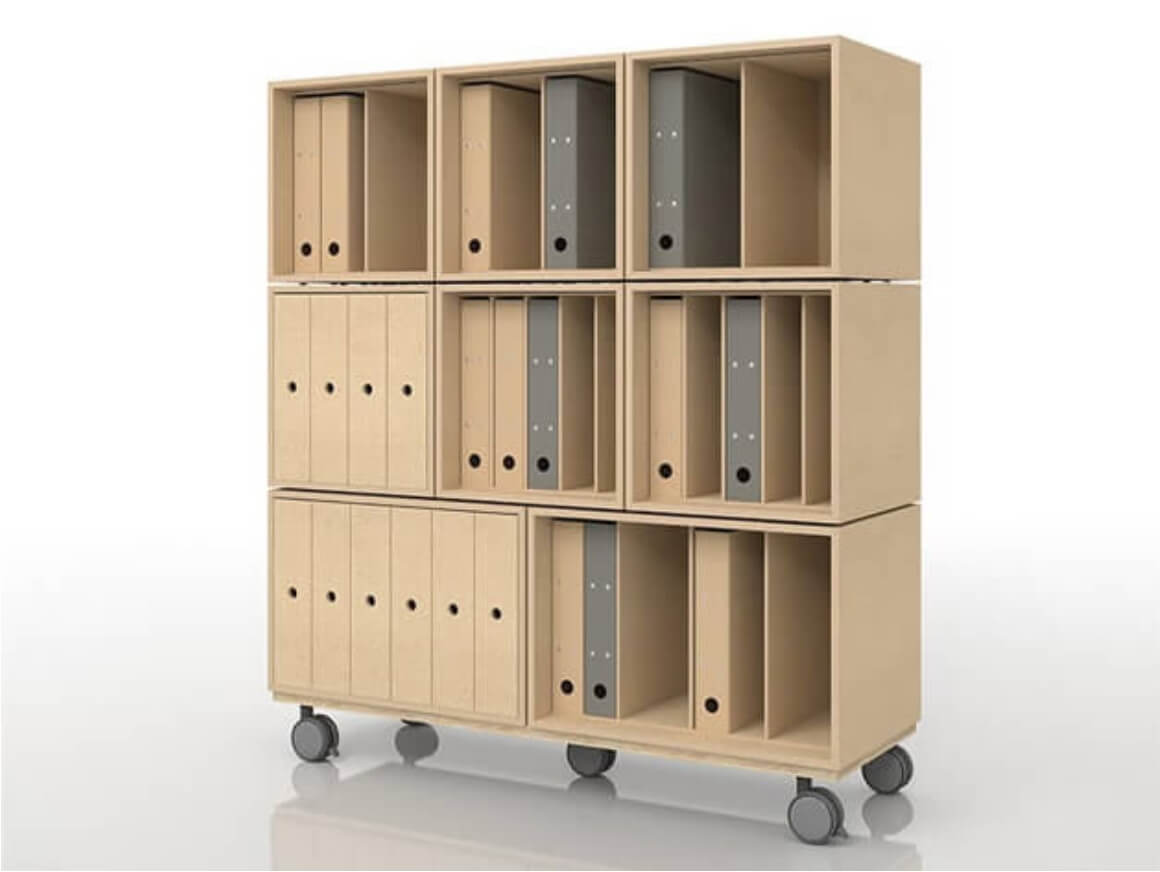 ビー玉でスタッキングする収納