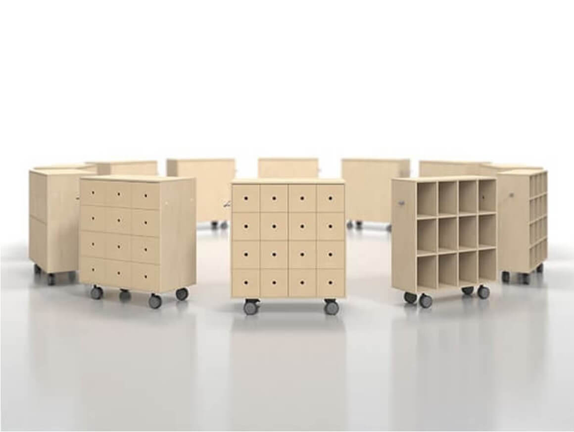 キャスター付き収納カート