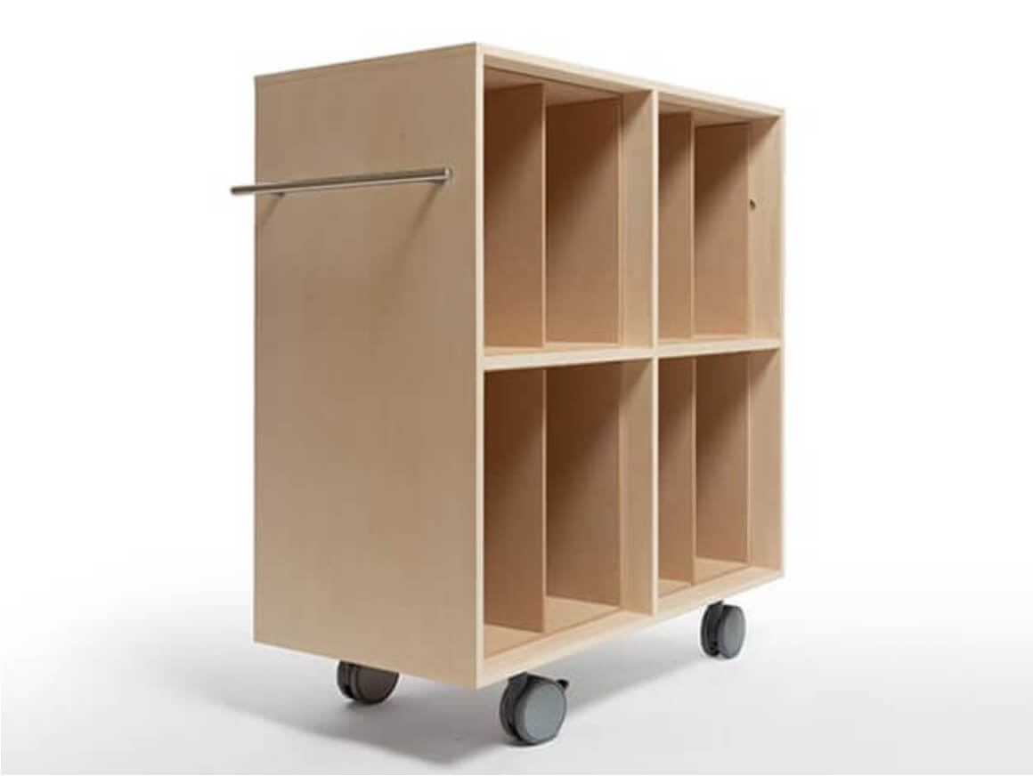 キャスター付き収納カート