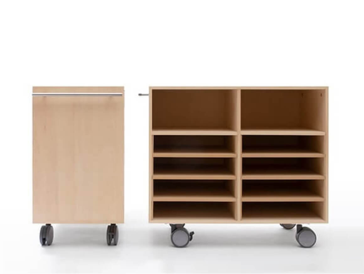 キャスター付き収納カート