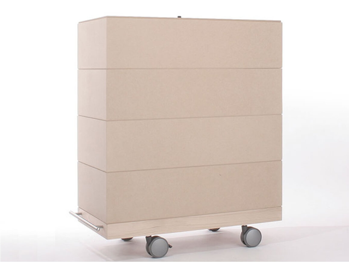 キャスター付き収納箱
