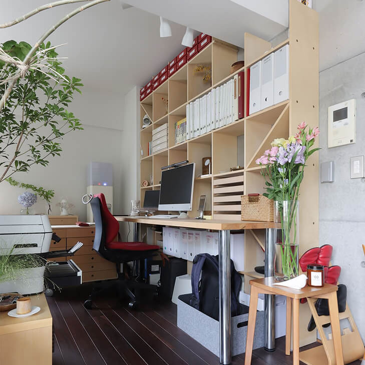 収納 × デスク