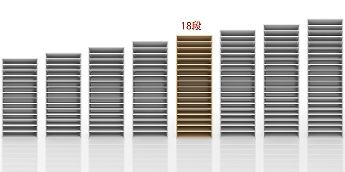 A3書類収納棚 18段
