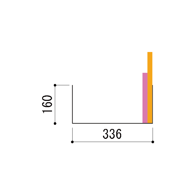 ブックエンド（コの字型）