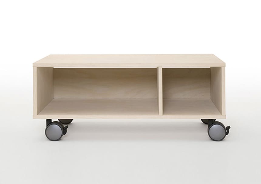 キャスター付きプリンター台 1段タイプ（A3用紙収納）