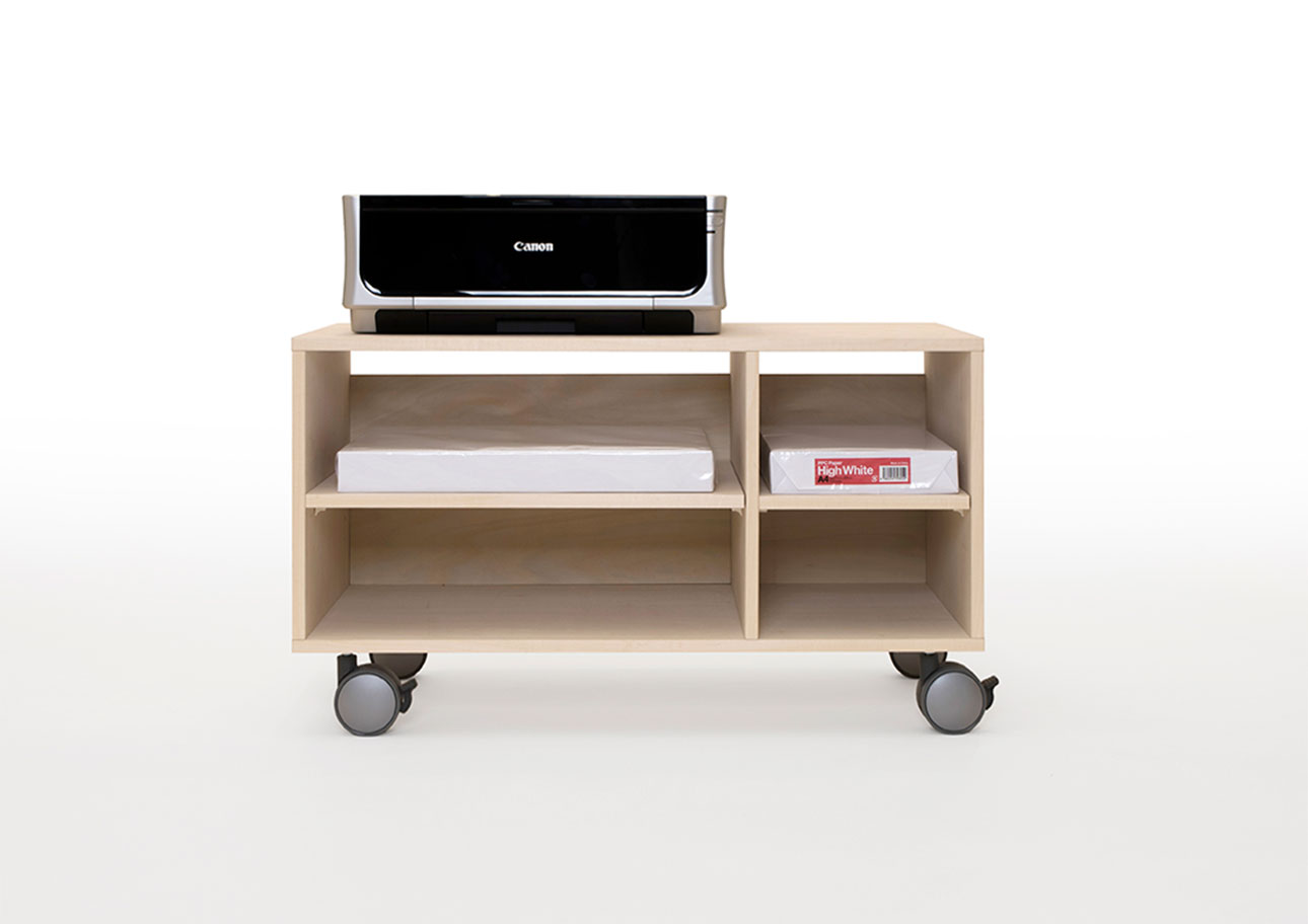 Storage Cart  キャスター付きプリンター台 2段タイプ（A3用紙収納）