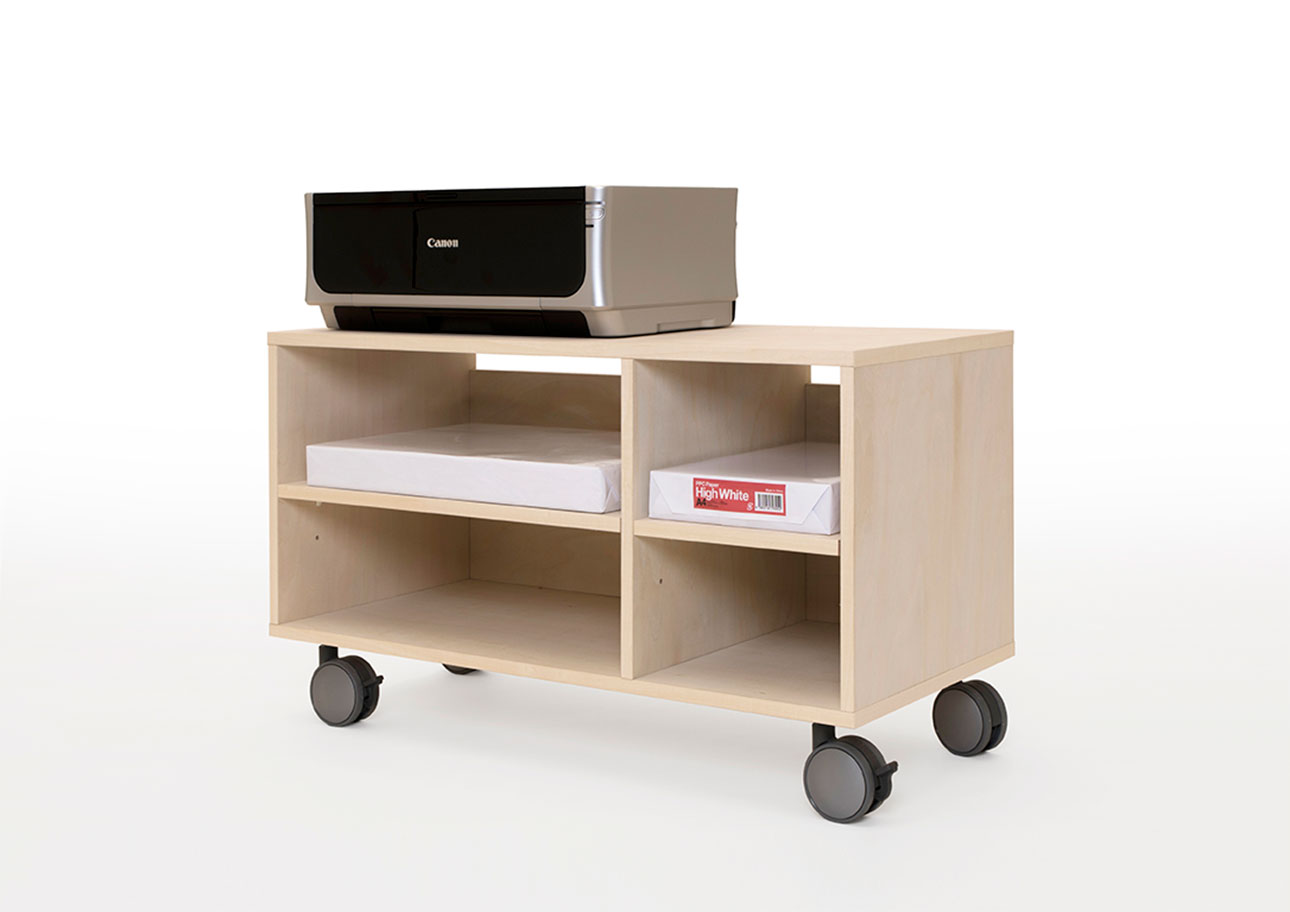 Storage Cart  キャスター付きプリンター台 2段タイプ（A3用紙収納）