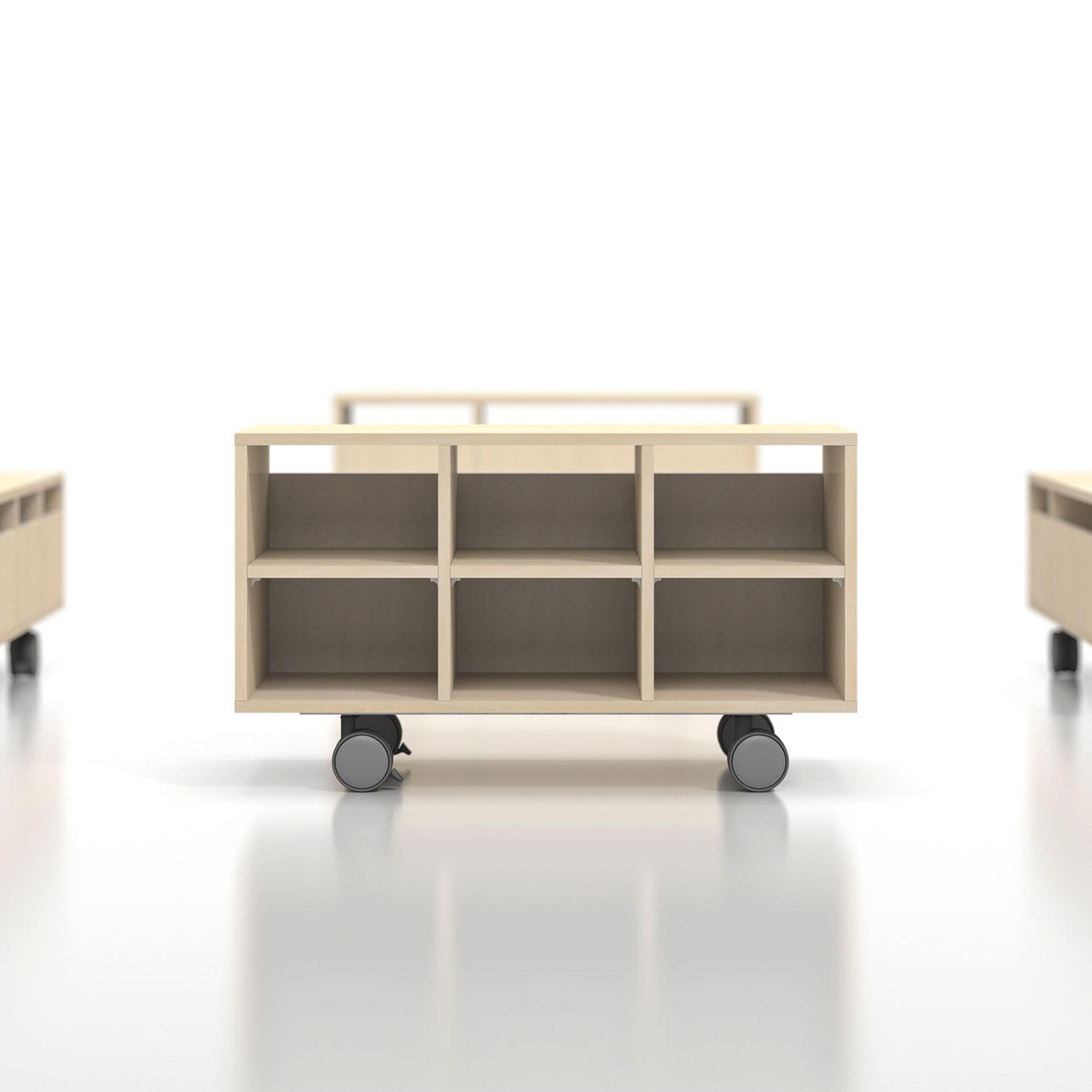 Storage Cart  キャスター付きプリンター台 2段タイプ（A4用紙収納）