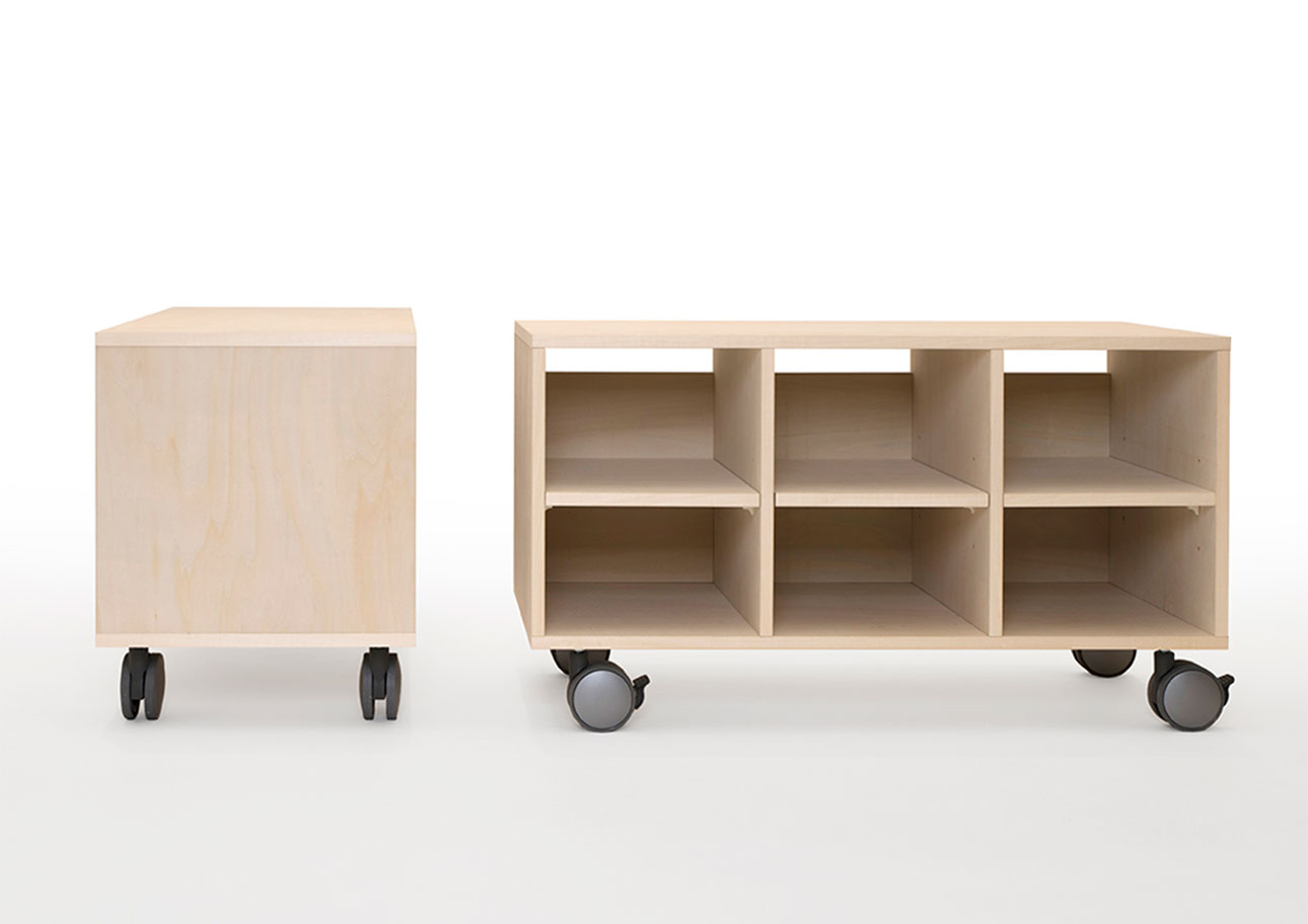 Storage Cart  キャスター付きプリンター台 2段タイプ（A4用紙収納）