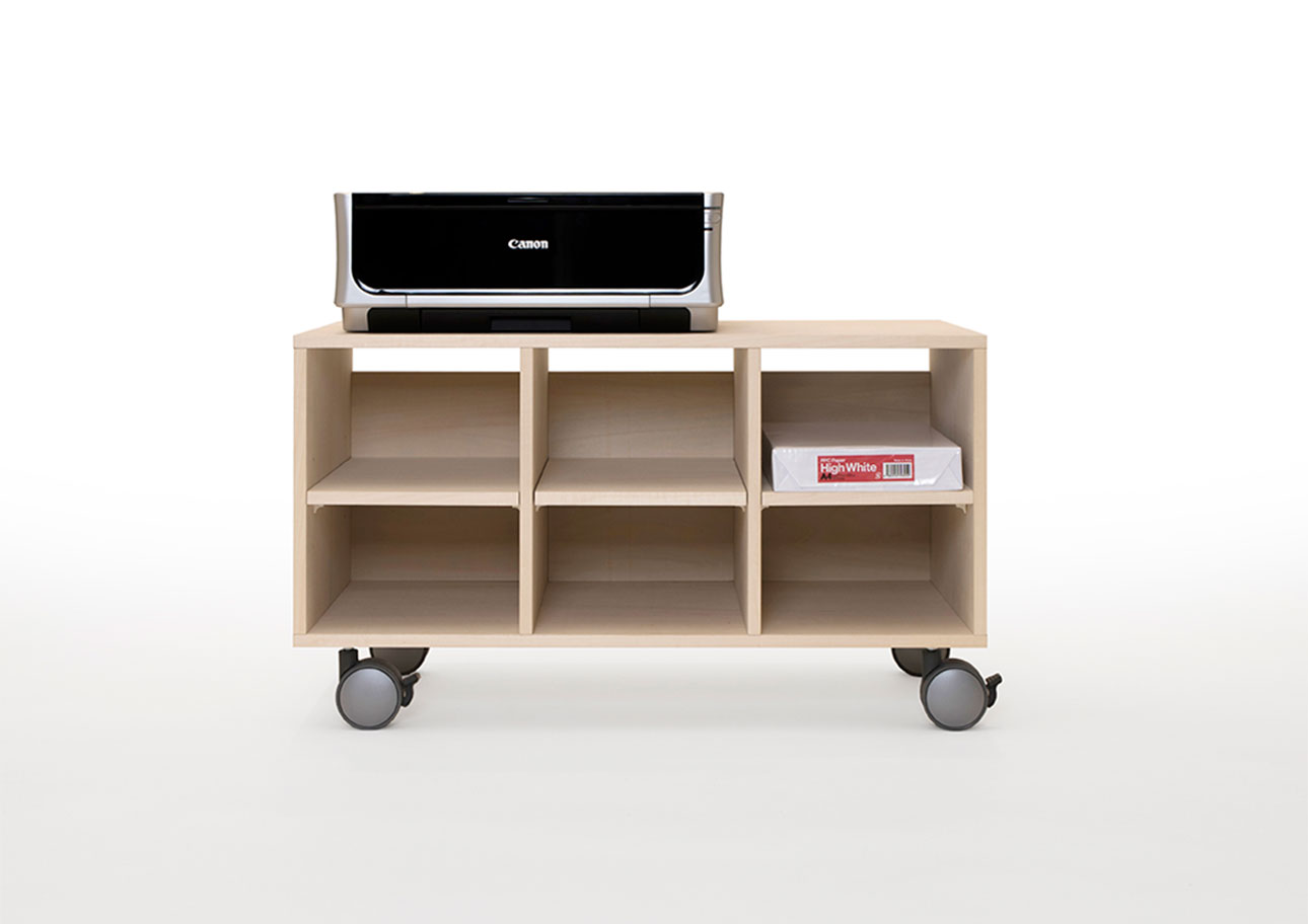 Storage Cart  キャスター付きプリンター台 2段タイプ（A4用紙収納）