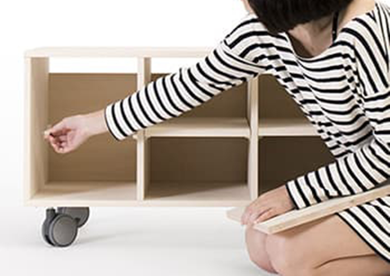 Storage Cart   キャスター付きプリンター台 1段タイプ（A4用紙収納）