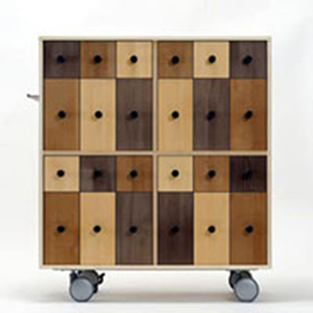 Storage Cart キャスター付き 小物チェスト 6列 ハイタイプ