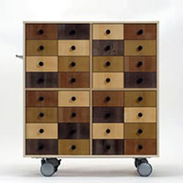 Storage Cart キャスター付き 小物チェスト 4列 ハイタイプ