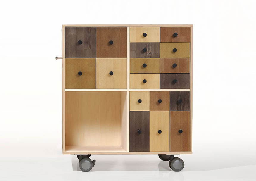 Storage Cart  キャスター付き収納カート カラーチェスト 自分で組み合わせ