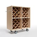 Storage Cart  キャスター付き収納カート  パーティションインナー ワイン収納カート