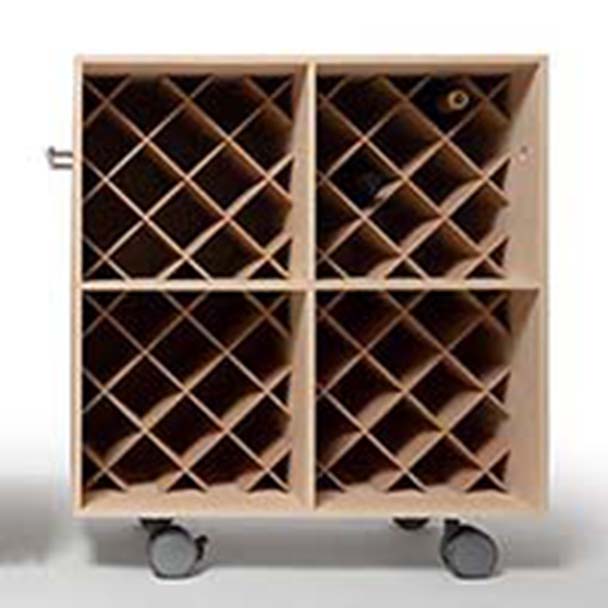 SC-W Storage Cart キャスター付き ワイン収納カート ハイタイプ