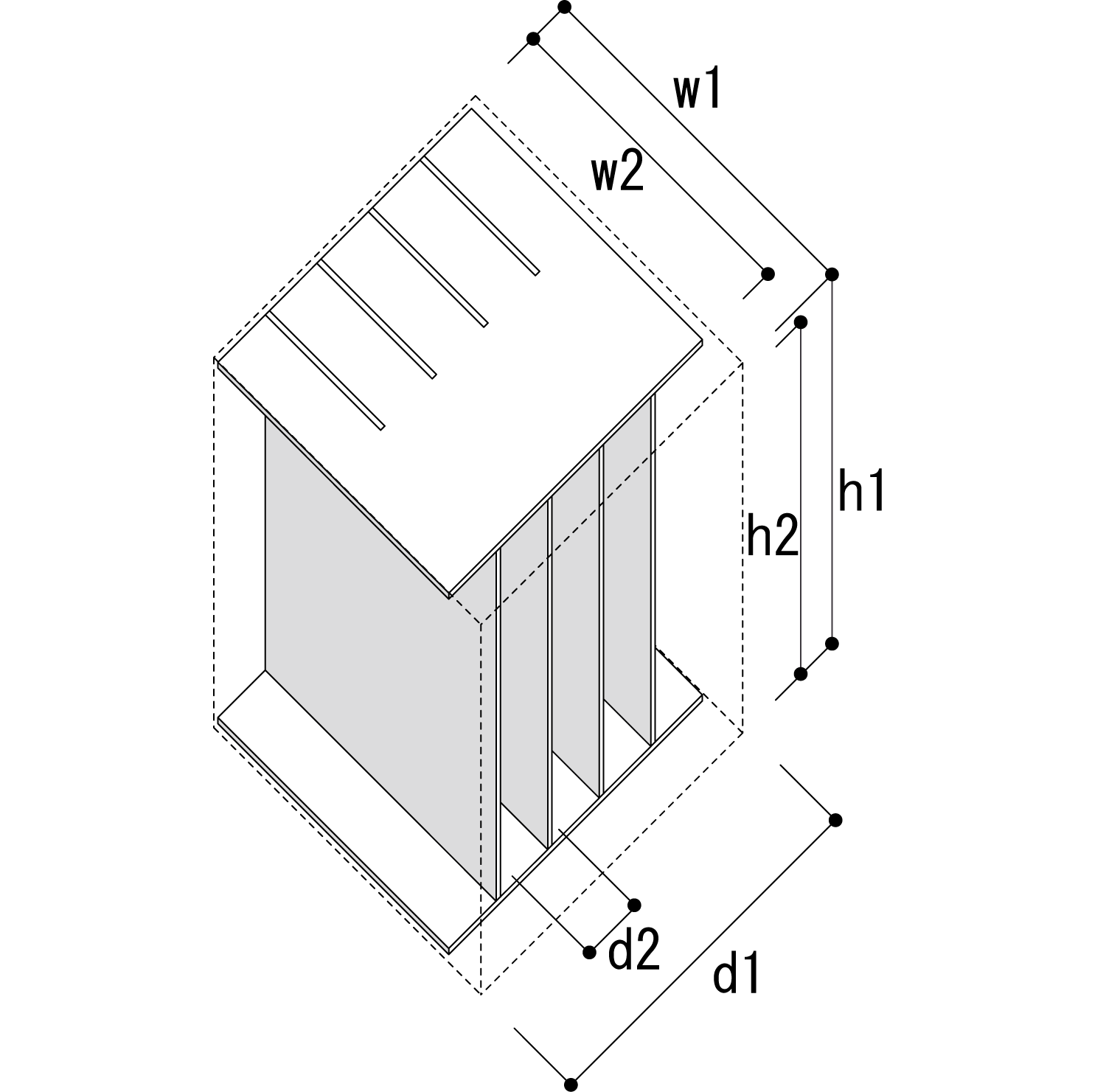 Storage Cart  キャスター付き収納カート  パーティションインナー レコード収納カート 仕切り付き 5列 ロータイプ