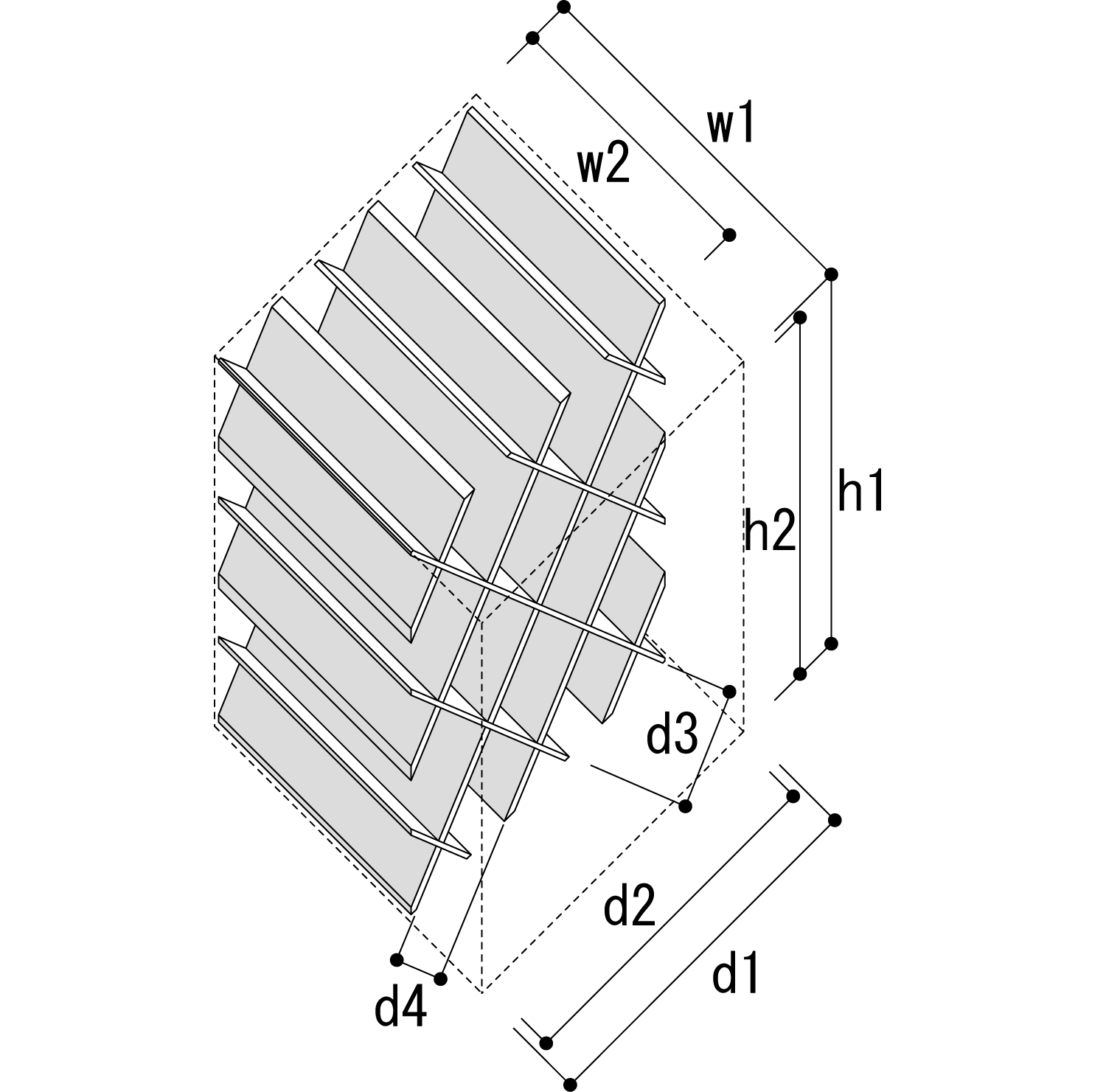 Storage Cart  キャスター付き収納カート  パーティションインナー ワイン収納カート ロータイプ