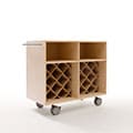 Storage Cart  キャスター付き収納カート  パーティションインナー ワイン収納カート ミドルタイプ