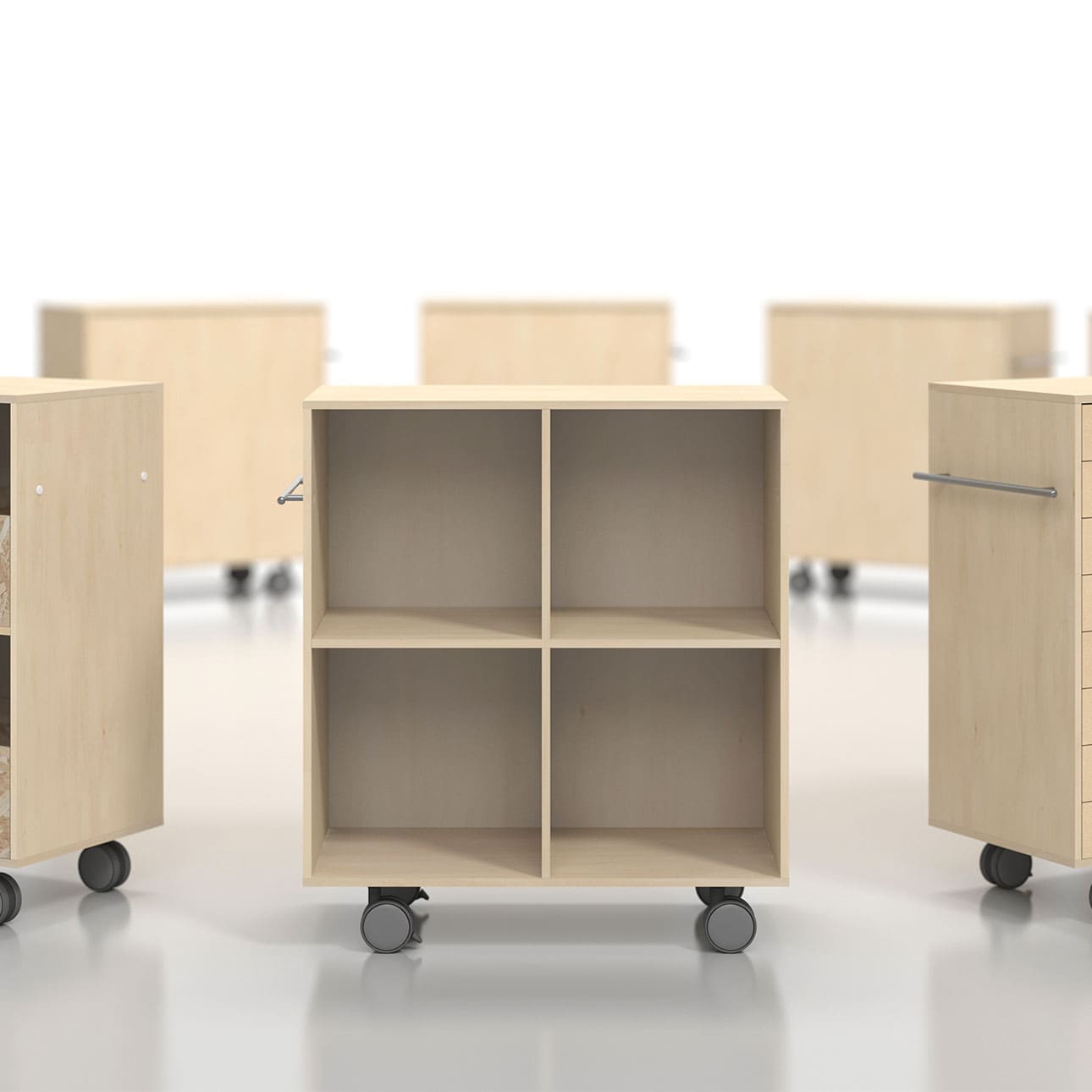 Storage Cart  キャスター付き収納カート 標準タイプ LPレコード収納カート（本棚）