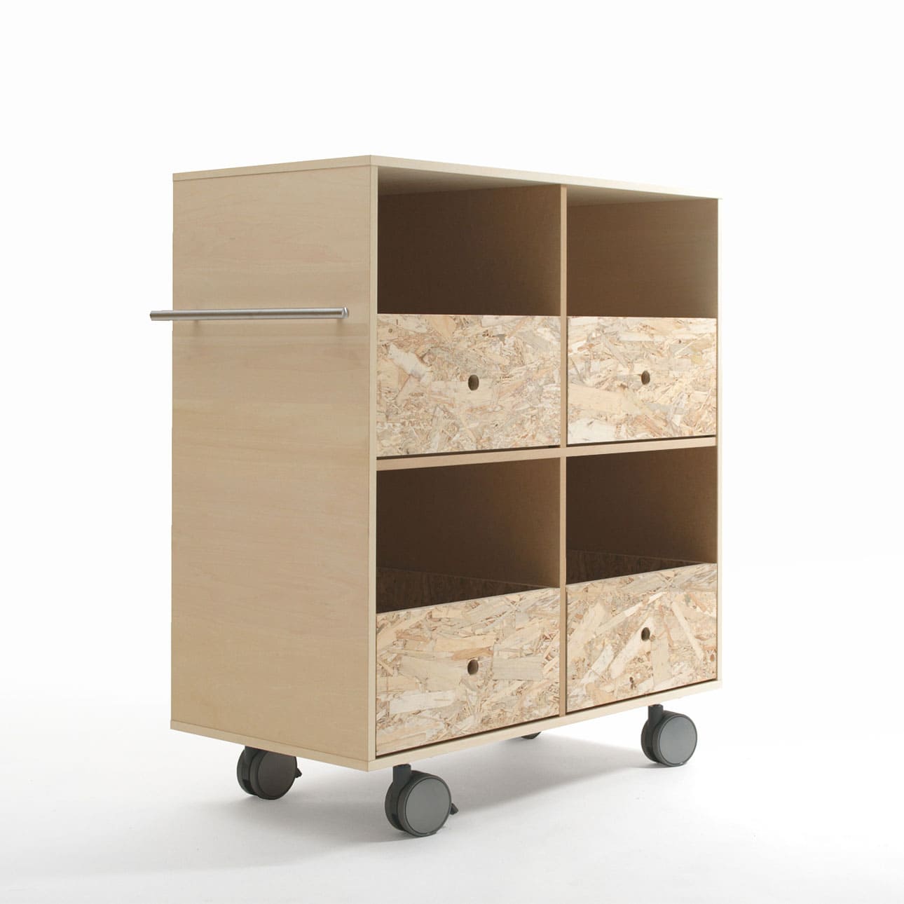 Storage Cart キャスター付き収納カート 標準タイプ 玩具箱 2段×2列