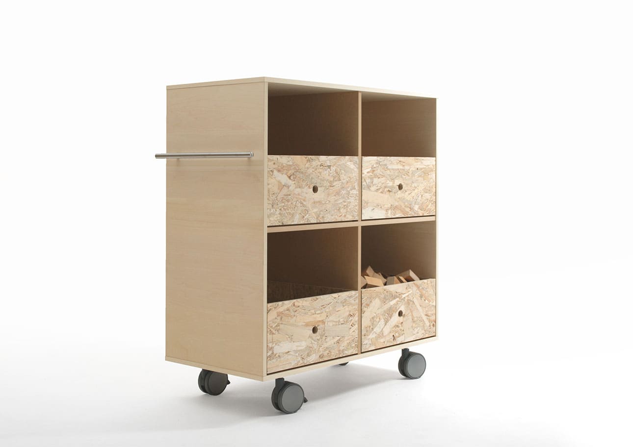 Storage Cart キャスター付き収納カート 標準タイプ 玩具箱 2段×2列