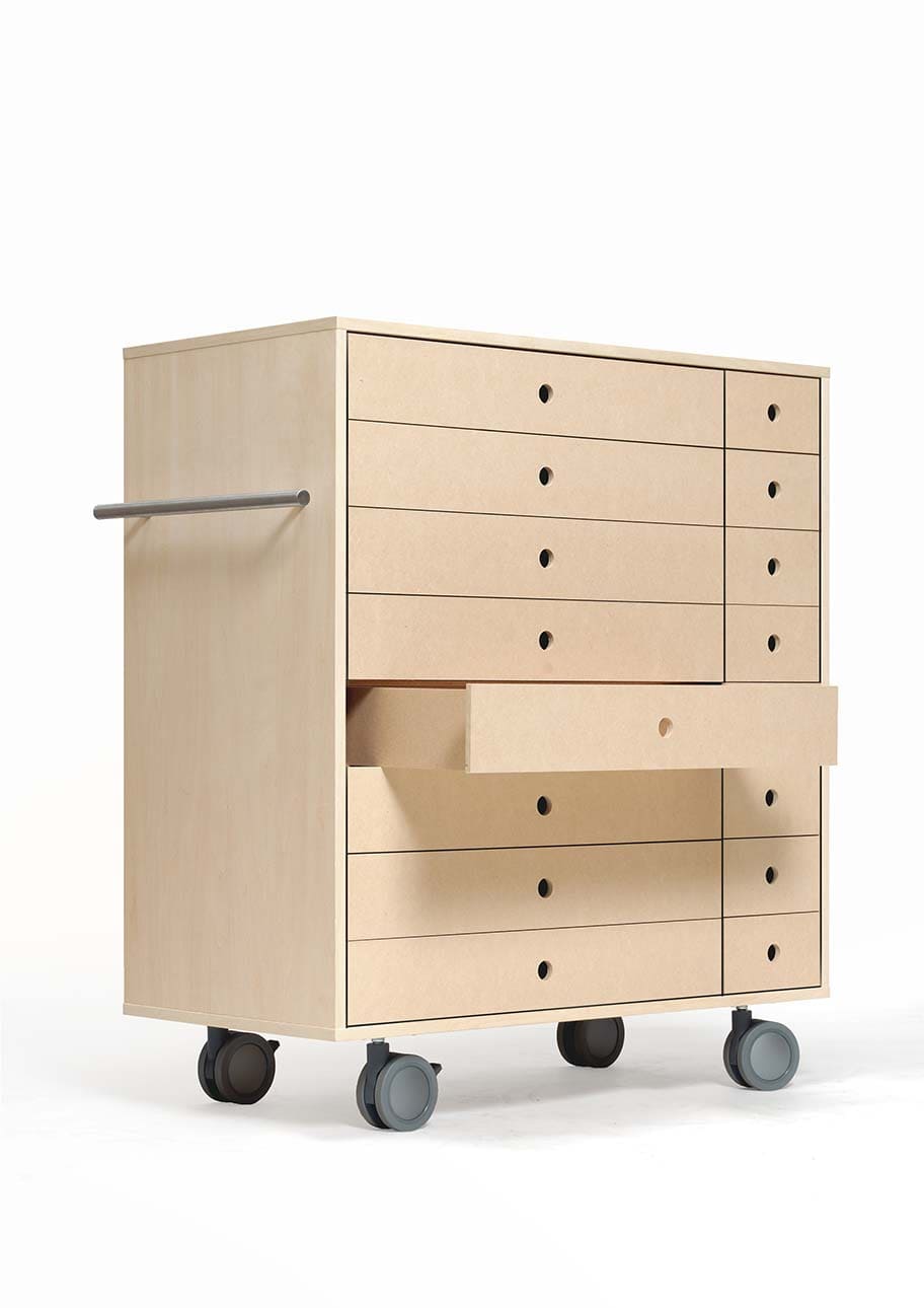 Storage Cart キャスター付き収納カート 標準タイプ CD引き出し収納カート